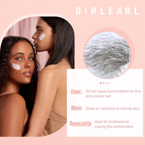 Miniatura 5 de GIRLEARLE - 1 libra de perlas de cera para depilación - Recarga de perlas de cera dura sin fragancia para depilación profesional de cuerpo completo