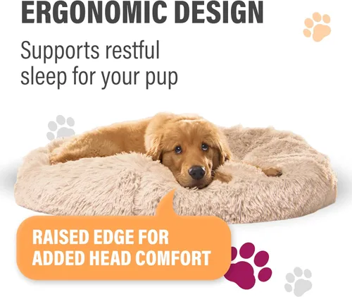 Miniatura 2 de Active Pets cama para perro, relajante, para perros pequeños, medianos y grandes, cama antiansiedad, suave y mullida para perros y gatos, cómoda