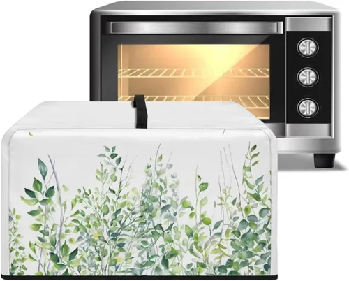 Cubierta de horno de microondas de convección para encimera, tostadora, horno, protector de electrodomésticos para decoración de cocina del hogar,