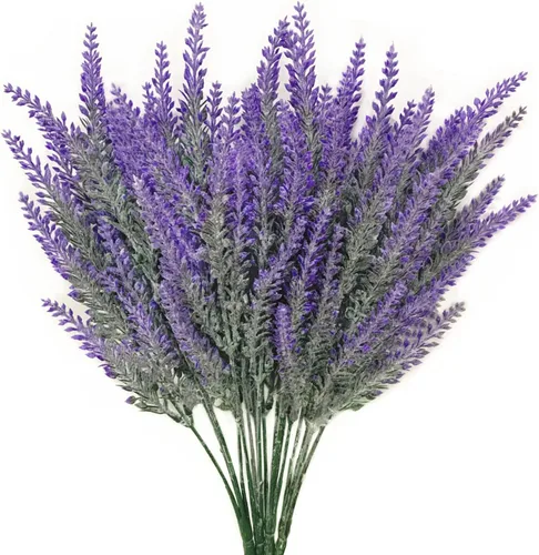 Miniatura 27 de Flores artificiales de plástico para el aliento del bebé, gypsophila falsa para interiores y exteriores, corona de niña, ramo de novia, hogar