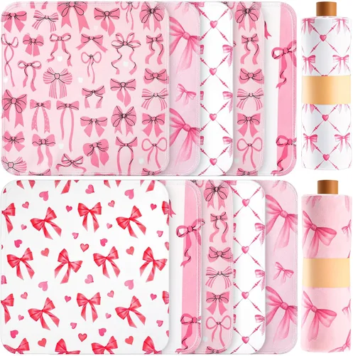 Miniatura 20 de Redbaker 50 piezas de toallas de papel reutilizables, paños de algodón reutilizables sin papel, toallas de papel absorbentes lavables para inodoro