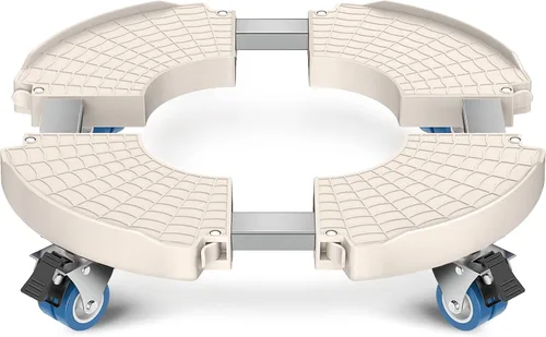 Miniatura 14 de VANCASTLE Organizador para plantas con ruedas bloqueables, capacidad de 450 libras, soporte ajustable de 15 a 22 pulgadas con ruedas base rodante