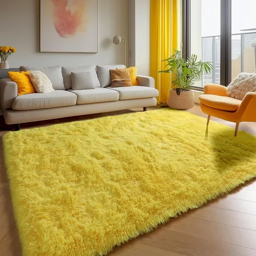 Miniatura 99 de ONASAR - Alfombra de pasillo negra de 2 x 6 pies, esponjosa, lavable, ultrasuave, afelpada, peluda, tapete para bebés, dormitorio de niños, armario