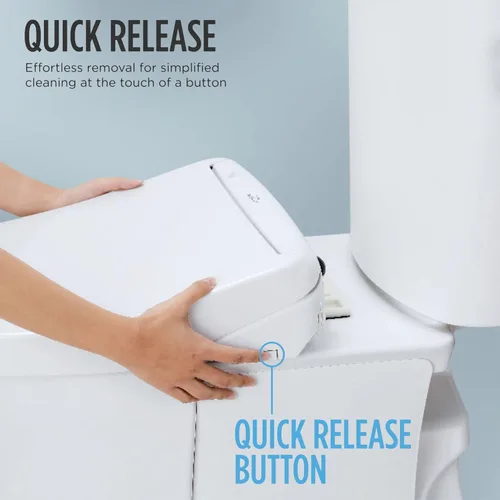 Miniatura 8 de TOTO WASHLET C5 - Asiento de inodoro electrónico con bidé PREMIST y EWATER+ para limpieza de varita, redondo, algodón blanco - SW3083#01