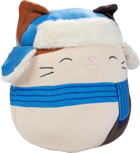 Miniatura 2 de Squishmallows Original de 10 Pulgadas Cam El Gato de Navidad - Peluche Oficial de Jazwares para las Fiestas - Gato Blando y Esponjoso Coleccionable