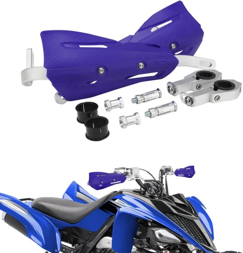 Miniatura 10 de JFG RACING Protectores de Mano para Dirt Bike, Protectores de Mano de Motocicleta 7/8'' y 1 1/8'' de Aluminio Universales para Dirt Pit Bike MX Negro