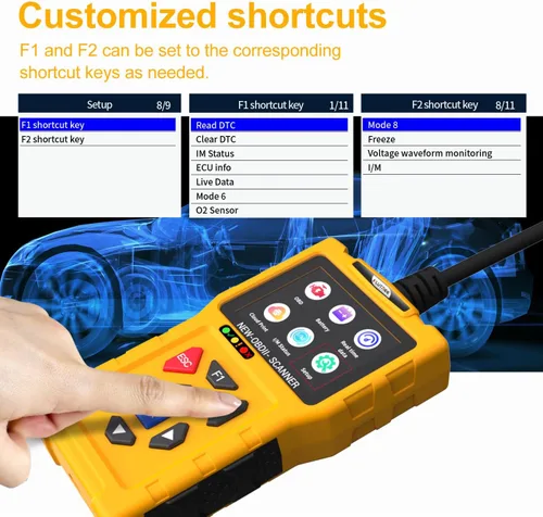 Miniatura 6 de Escáner T600 OBD2 - Compruebe el lector de códigos de luz del motor, lectura y borra códigos de falla, prueba de batería y datos en vivo, más