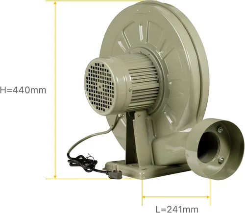 Miniatura 6 de Cloudray Ventilador industrial de 110 V 750 W 60 Hz para máquina de corte de grabado láser de CO2 media presión de ruido más bajo
