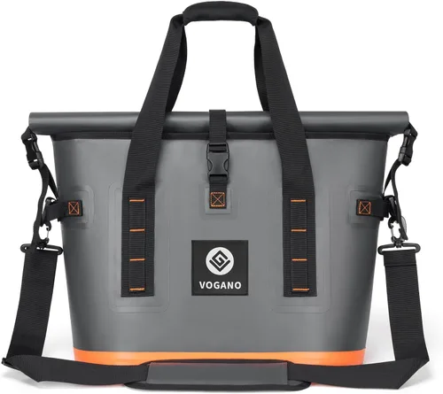Miniatura 11 de Vogano Bolsa de enfriador suave de 40 latas - Bolsa de enfriador grande aislada a prueba de fugas con sello impermeable de rollo superior Hielera