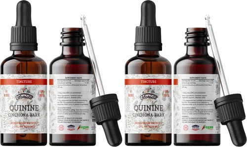 Miniatura 6 de Extracto de tintura de quinina, líquido de quinina (Cinchona officinalis) Suplemento de hierbas de corteza seca, sin OMG, sin gluten en glicerina