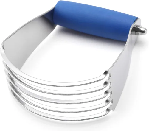 Miniatura 22 de Spring Chef Mezclador de Masa de Tamaño Mediano para Hornear, Herramienta Cortadora de Masa de Acero Inoxidable, Herramienta Manual de Cortador
