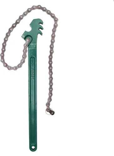 Miniatura 5 de Llave de cadena reversible resistente de 16 pulgadas para filtro de aceite y combustible de 1.5 a 7.5 pulgadas de diámetro