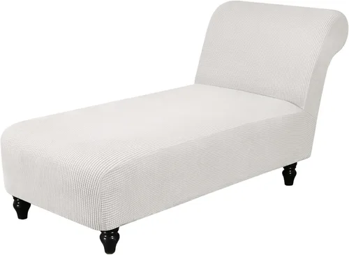 Miniatura 17 de Funda elástica para tumbona, funda para silla sin brazos para sala de estar y dormitorio, tela jacquard suave, lavable a máquina para protector