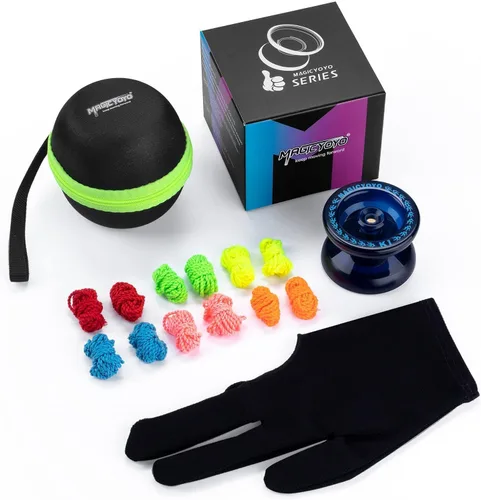 Miniatura 3 de MAGICYOYO K1 Yoyo Yoyo profesional sensible para niños, adolescentes y adultos, trucos de giro de dedos, yoyos para principiantes a avanzados