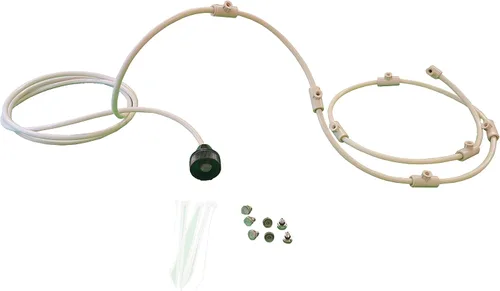 Miniatura 7 de Kit de niebla de ventilador - Tubo fabricado en Estados Unidos - Anillo de nebulización de baja presión - Anillo de niebla de ventilador