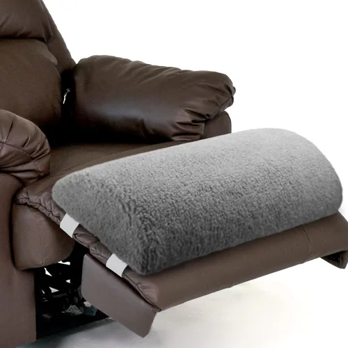 Miniatura 11 de Wesiti Almohada Cojín para Pies de Sillón Reclinable de Alta Resistencia Espuma Viscoelástica Sherpa Bolster para Dormir Descanso Almohada Multiusos