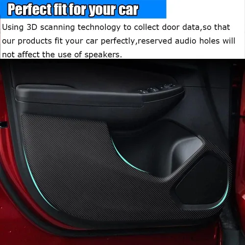 Miniatura 4 de Accesorios interiores personalizados para Trailblazer 2021 2022 2023, calcomanías protectoras de película de borde lateral, 4 piezas por juego