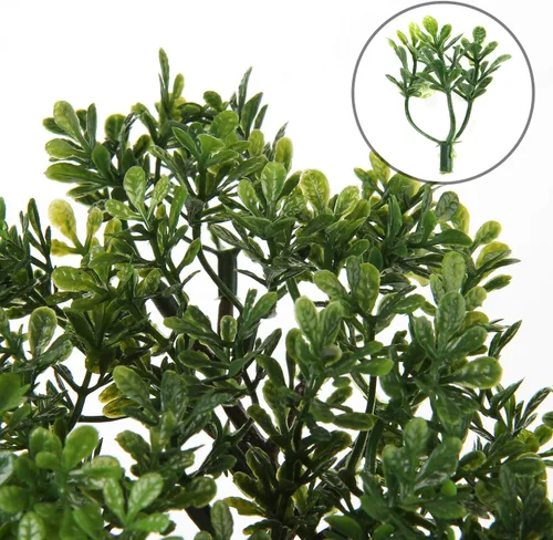 Miniatura 5 de Árbol bonsái artificial, enebro, plantas artificiales para interiores, pequeñas plantas falsas para decoración con macetas de cerámica