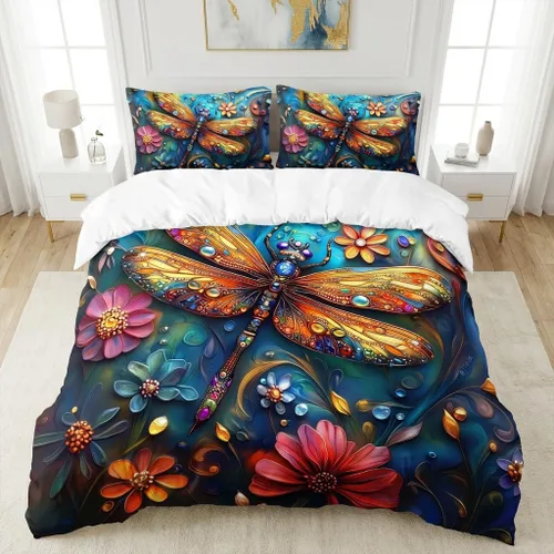 Miniatura 11 de AILONEN Juego de ropa de cama de mariposas en blanco y negro tamaño King, juego de funda de edredón con estampado de estilo en relieve de lujo