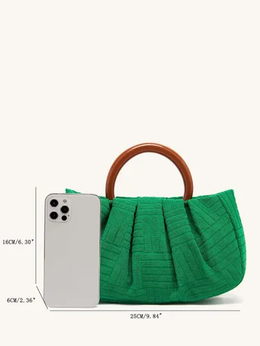 Miniatura 5 de Verdusa Bolso de mano pequeño fruncido para mujer