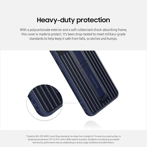 Miniatura 6 de Samsung Electronics - Funda protectora para Galaxy S22+, funda protectora de alta protección, 2 soportes desmontables, 2 ángulos de visión, versión