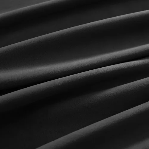 Miniatura 5 de nanbowang - Cortinas de terciopelo negro; cortinas de terciopelo de 63 pulgadas de largo, suaves, con bolsillo para cortinero, con aislamiento