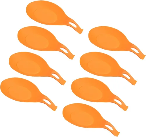 Miniatura 9 de uxcell Soporte de cuchara de silicona, 7.68 x 3.74 pulgadas, resistente al calor, soporte para utensilios de cocina, espátula, soporte para cucharón
