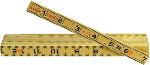 Miniatura 8 de Klein Tools 910-6 Regla plegable de 6 pies, fibra de vidrio duradera, lectura