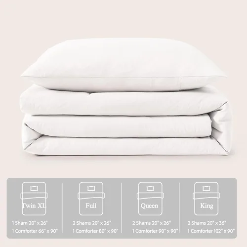 Miniatura 7 de WRENSONGE Juego de edredón individual/individual XL para niñas, niños y adolescentes, 1 edredón blanco y 1 funda decorativa de almohada