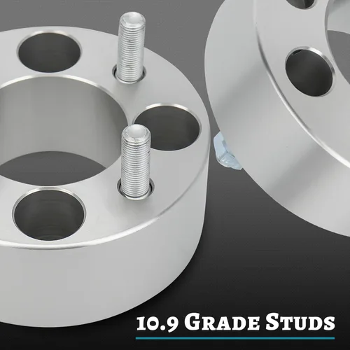 Miniatura 6 de IRONTEK Espaciadores de rueda de 0.157 x 4.000 in, espaciadores forjados reales de 2 pulgadas con orificio de cubo de 2.697 in M12x1.25 pernos aptos