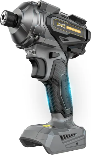 Miniatura 9 de DIYtoolifz Destornillador de impacto inalámbrico de 1/4 de pulgada compatible con batería Dewalt de 20 V (solo herramienta), taladro de impacto sin