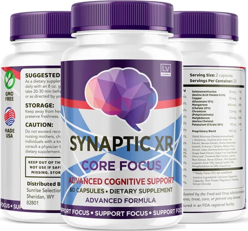 Miniatura 8 de Synaptic XR Capsules, SynapticXR, Synaptic XR Core Focus, Synaptic XR Core Focus, Synaptic XR Brain Caps, Synaptic XR, Synaptic XR Advanced Formula