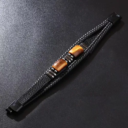Miniatura 4 de Regalo para hombre, para papá, novio, hijo, nieto, hermano, te amo para siempre, ojo de tigre, día del padre, cumpleaños, aniversario, Navidad