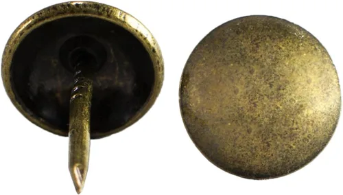 Miniatura 6 de DX0511AB500 - Paquete de 500 tachuelas para tapicería, clavos decorativos de muebles de 7/16 pulgadas para sillas, cabeceros y decoración