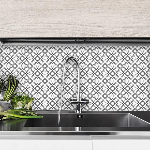 Miniatura 22 de 12 calcomanías mate para azulejos de pared, despegar y pegar, autoadhesivas, calcomanías de vinilo para azulejos de pared, adhesivo de PVC