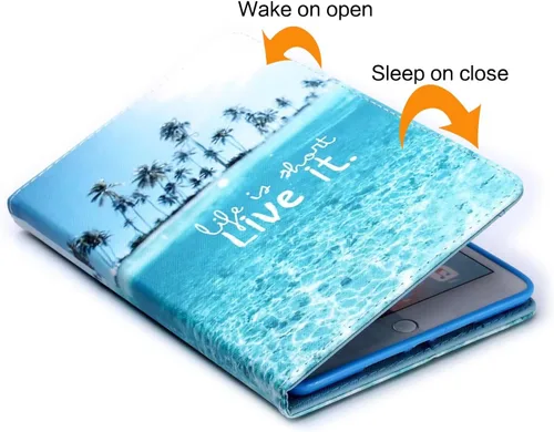 Miniatura 3 de Funda para iPad mini, FANCITY Mini 4 Mini 5 Mini 3/2/1 con función de encendido y apagado automático con soporte