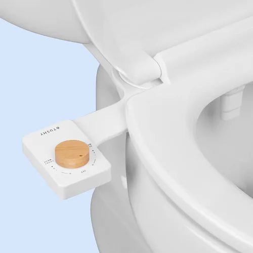 Miniatura 13 de TUSHY Bidé de agua fresca y fría: accesorio para asiento de inodoro ultra delgado (boquilla higiénica autolimpiante no eléctrica) Fácil instalación