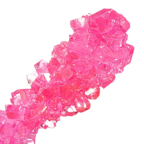 Miniatura 6 de Palitos de azúcar de caramelo de roca azul claro y rosa claro, 12 golosinas envueltas individualmente, sabor a algodón de azúcar y cereza