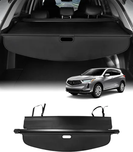 Miniatura 11 de Powerty Cubierta de carga retráctil para Jeep Cherokee 2019-2023 (no para Grand Cherokee), cubierta de lona con textura para maletero, pantalla