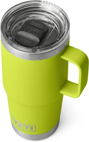 Miniatura 28 de YETI - Vaso de viaje Rambler de 20 onzas, de acero inoxidable, aislada al vacío con tapa fuerte Stronghold Blanco