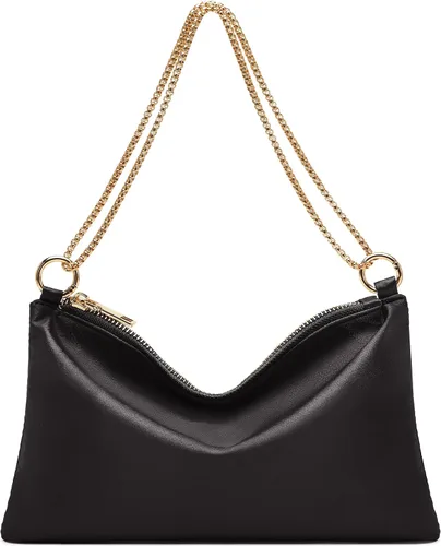 oscaurt Bolso de noche para mujer, cartera de hombro de satén para graduación, compromiso, cóctel, fiesta, boda