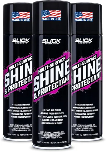 Miniatura 13 de Slick Products - Capa protectora Shine & Protectant para plásticos, vinilo, goma, fibra de vidrio y más