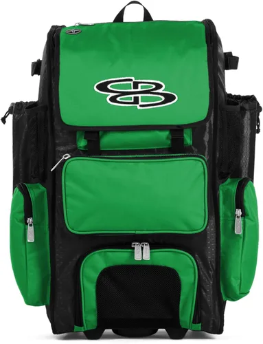 Miniatura 67 de Boombah Rolling Superpack - Bolsa para equipo de béisbol/sóftbol, varios colores, mango telescópico y capacidad para 4 murciélagos, versión