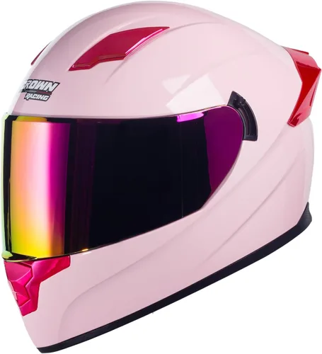 Cascos de Motocicleta para Bicicleta de Calle de Cara Completa Casco de Motocicleta para Motocicleta para Adultos Cascos Aprobados por DOT, F-700