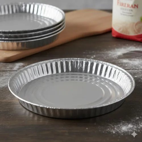 Miniatura 4 de Paquete de 12 bandejas redondas desechables para pizza – Bandeja de pizza duradera para galletas, pasteles, focaccia y más – Tamaño: 12-1/4" x 3/8