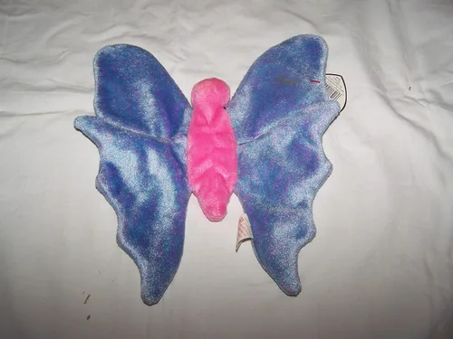 Miniatura 4 de TY Beanie Babies Flitter the Butterfly - Bígaro y Rosa
