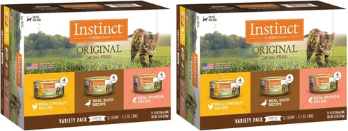 Miniatura 18 de Instinct Original - Receta de pollo real sin granos, comida natural enlatada húmeda para gatos, 5.5 onzas (paquete de 12)