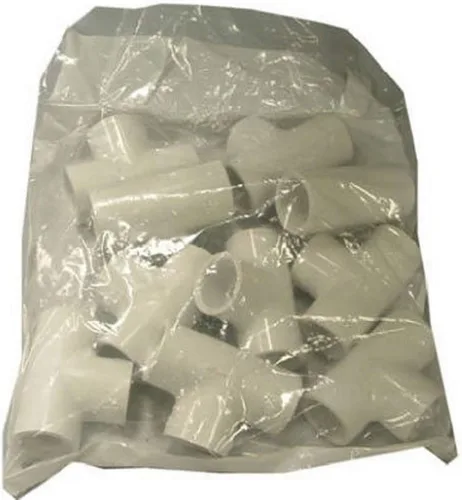 Genova Productos 31405CP - Camiseta de tubo de PVC de 1/2 pulgada, paquete de 10, color blanco