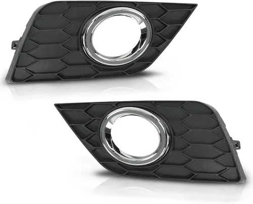 Miniatura 13 de G-PLUS Cubiertas de luz antiniebla, bisel de rejilla, compatible con Nissan Sentra 2016 2017 2018 2019, accesorios para lámpara antiniebla, cubierta