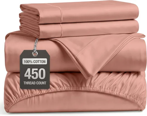Miniatura 33 de LANE LINEN - Sábanas tamaño Split King para cama ajustable, 450 hilos, 100% algodón, 2 sábanas bajeras individuales XL, con bolsillo profundo